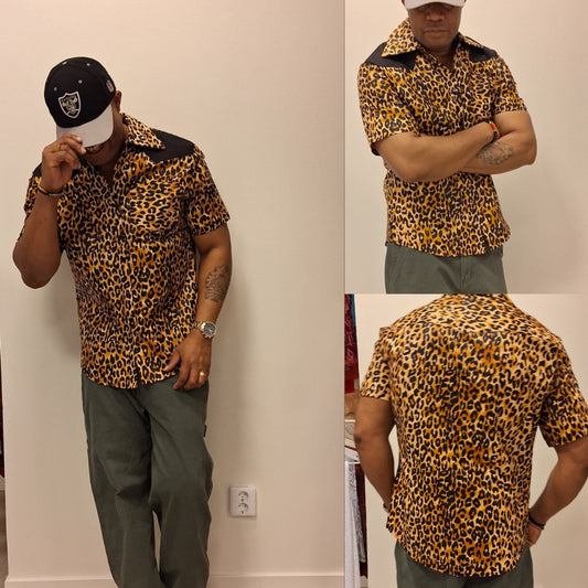 Men Leopard shirt